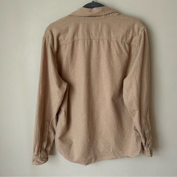 Abercrombie & Fitch Tan Button Down Cotton Collared Shirt Men’s Size XL - Picture 4 of 5